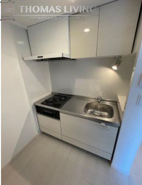 キッチン　現在建築中の為参考写真となります。床の色等異なる場合がありま