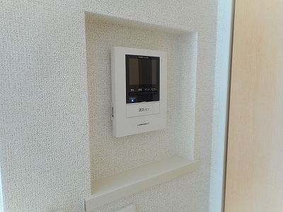 セキュリティ　モニター付きインターホンです