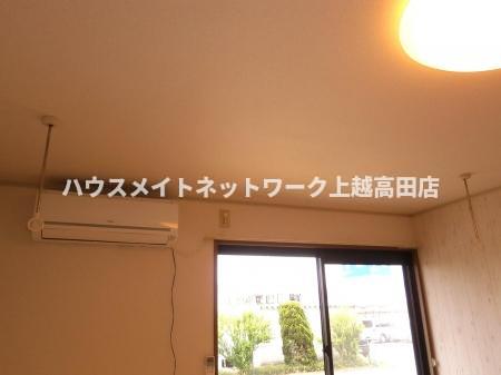 眺望　室内物干し