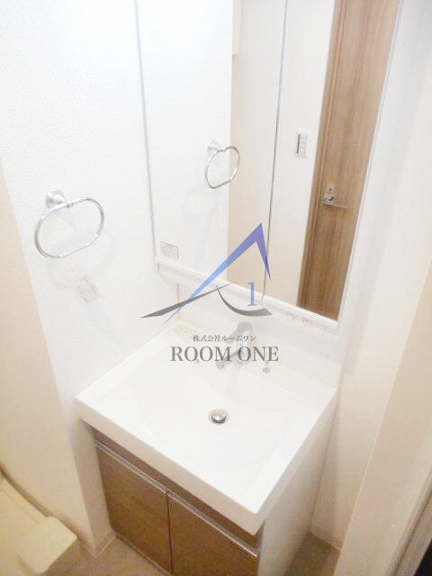 洗面設備　洗面台です。