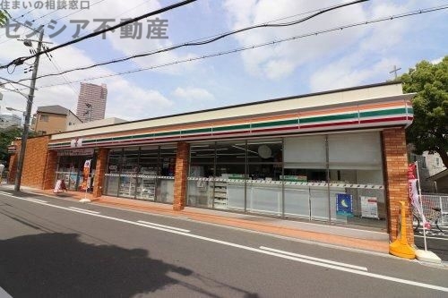 コンビニ　セブンイレブン大阪蒲生1丁目店（コンビニ）まで6m