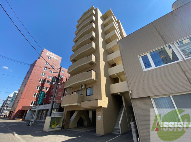 建物外観　札幌市中央区南十一条西「オリオンコート」