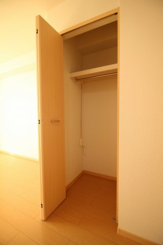 収納　たっぷりとした収納スペースです
