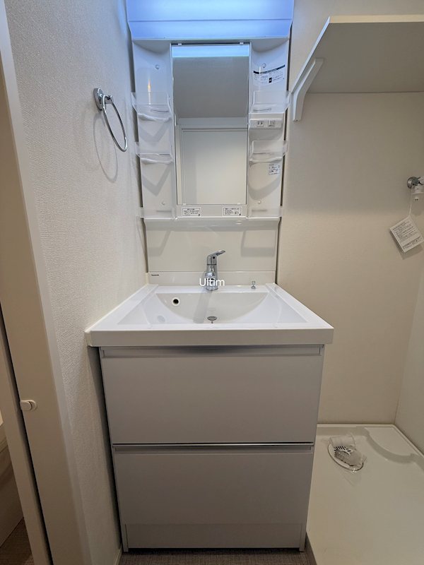 洗面設備　※別のお部屋の写真です