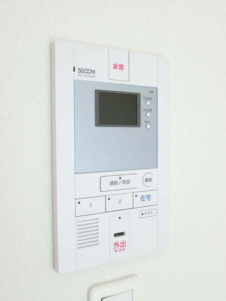 セキュリティ　TVモニター付きインターホン