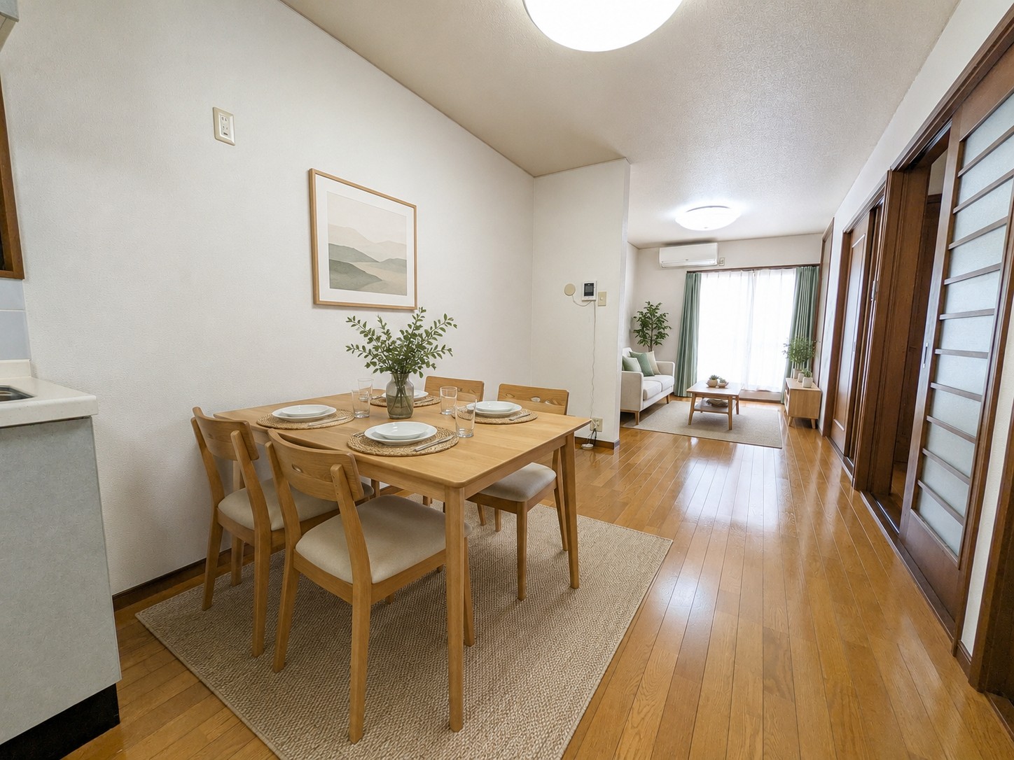下鴨西本町貸家の居間写真