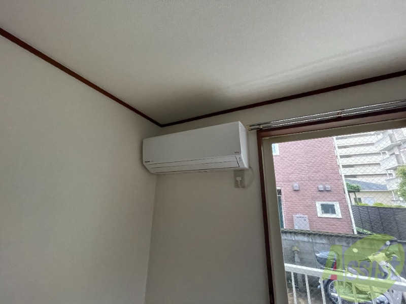 その他設備　エアコンが設置してありますので、寒暖対策もばっちり。