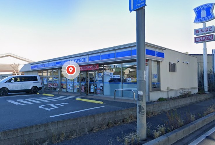 コンビニ　ローソン三郷彦沢店（コンビニ）まで640m