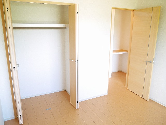 収納　たっぷりとした収納スペースです