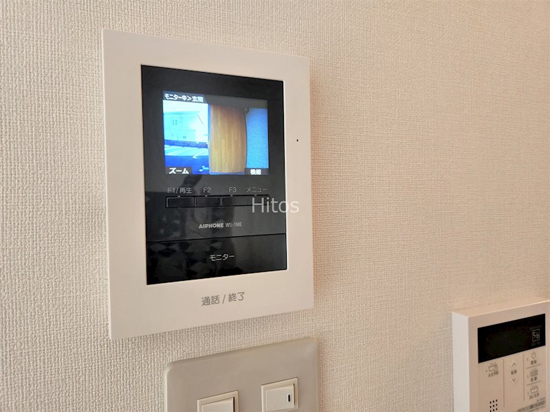 セキュリティ　モニター付きインターフォンを採用し防犯対策。