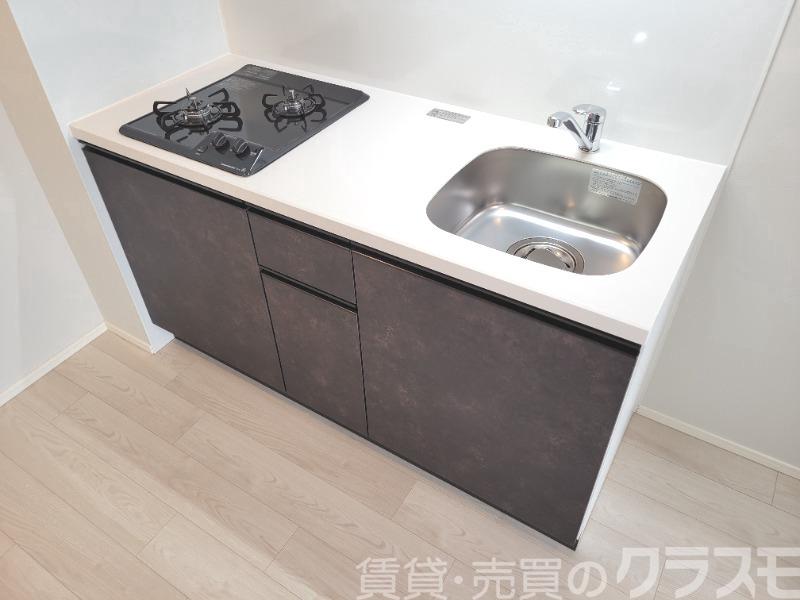 キッチン　２口コンロのシステムキッチン♪
