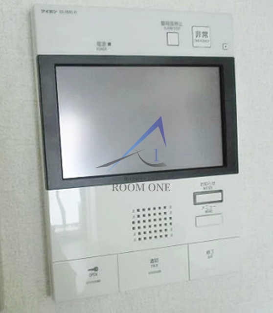 セキュリティ　モニター付きインターホンです。