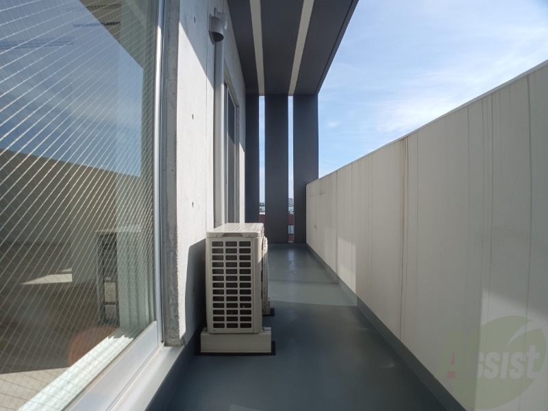 バルコニー　バルコニーです。天気の良い日には外干しができます！