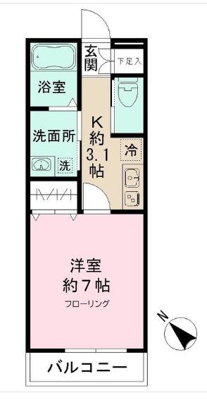 LEO六拾伍番館の間取り写真