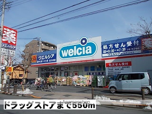 ドラックストア　ドラッグストア（ドラッグストア）まで550m