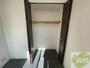 収納　寝室の収納です。部屋がすっきり片付きます。