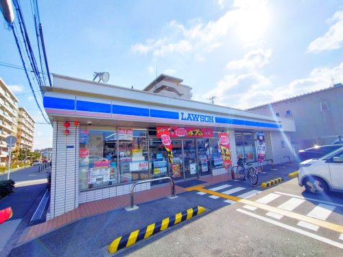 コンビニ　ローソン 矢田一丁目店（コンビニ）まで114m