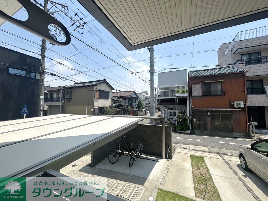 駐車場　眺望