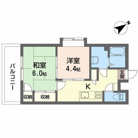ファミールアキの間取り写真