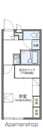 レオパレスカーサアオキの間取り写真