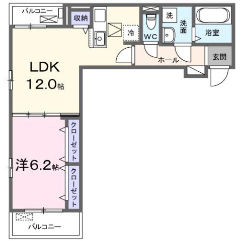南松永町2丁目アパートの間取り写真