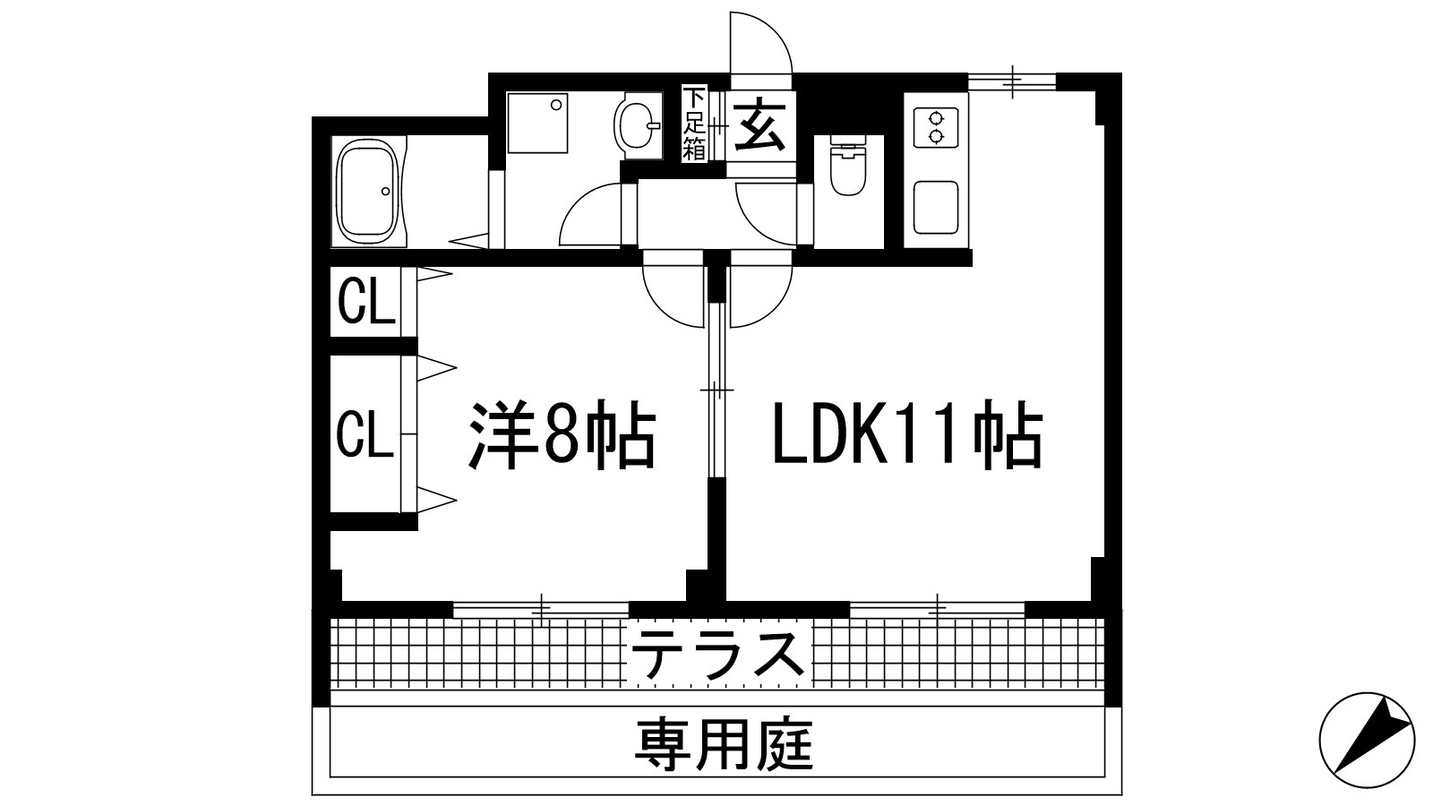 七ツ星テラスの間取り写真