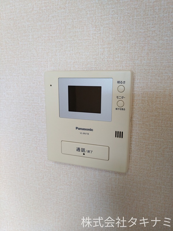 セキュリティ　モニター付きインターホン
