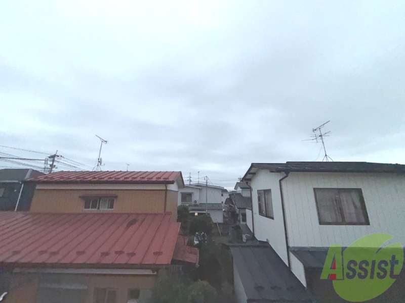 眺望　眺望の写真です。閑静な住宅街という印象を受けました。
