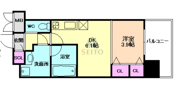 プレジオ十三の間取り写真