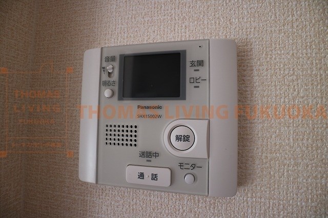 セキュリティ　TVモニターホンつきで来客時も確認できます