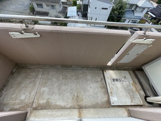 バルコニー　他号室のお写真です