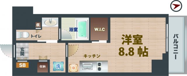 東京メトロ丸ノ内線 東高円寺駅 徒歩8分 10階建 築6年の間取り写真