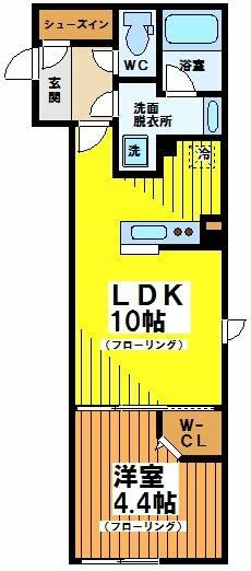 GA西原の間取り写真