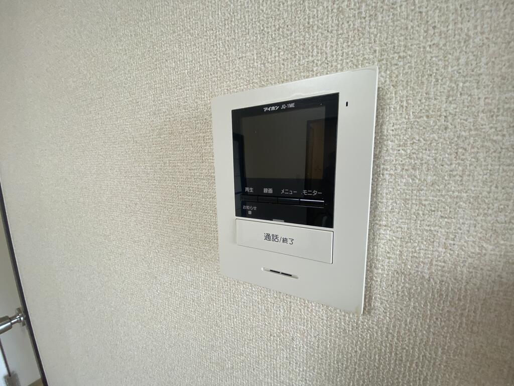 セキュリティ　録画機能付きカラーTVモニターホン