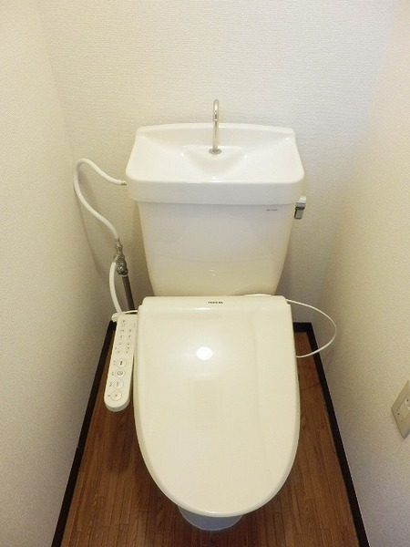 東武小泉線 竜舞駅 徒歩11分 3階建 築36年のトイレ写真