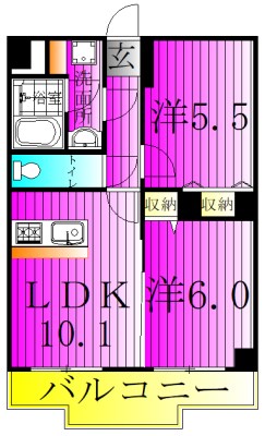 Virtud Orgullo~ヴィルトゥーオルグージョ~の間取り写真