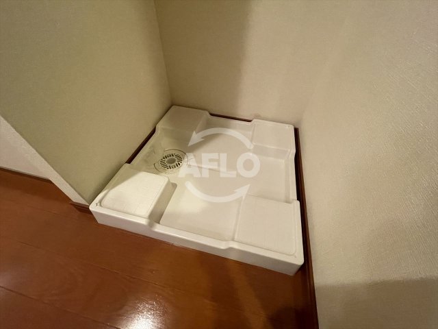洗面設備　淀屋橋アップルタワーレジデンス　洗濯機置場
