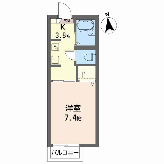 ＪＲ東北本線 郡山駅 バス乗車時間：27分 最寄りバス停で下車 徒歩1分 2階建 築30年の間取り写真