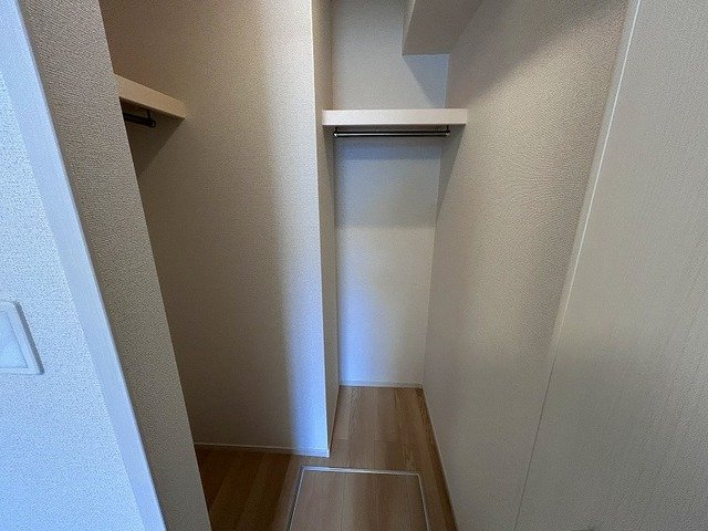 収納　たっぷりとした収納スペースです
