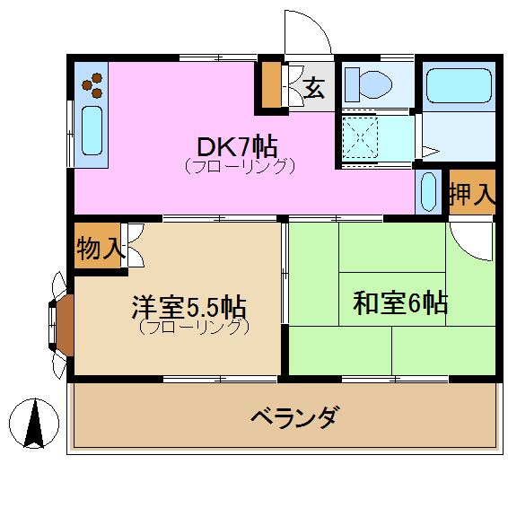 プレイス本郷２番館の間取り