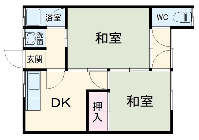 若宮荘の間取り