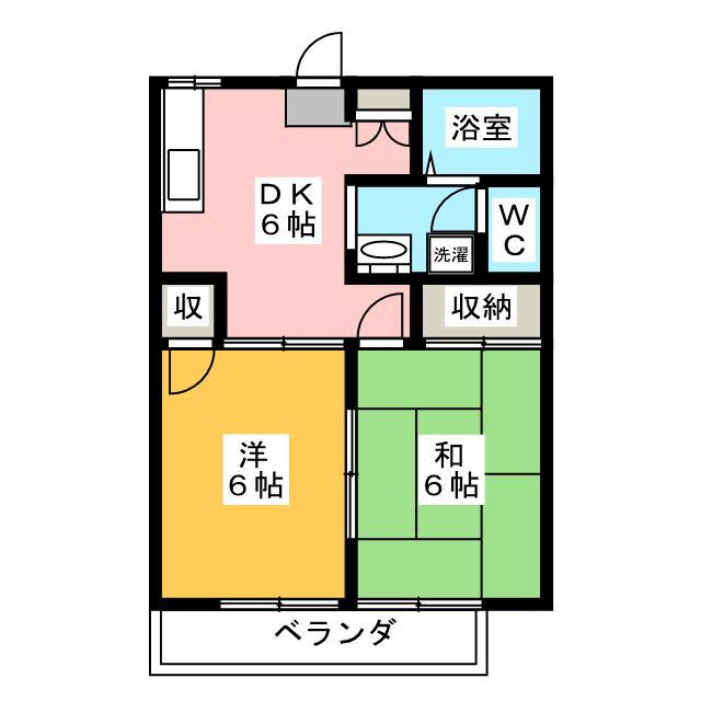 文化ハイツの間取り