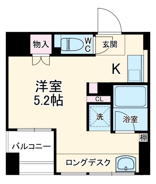 藤沢市藤沢のマンションの間取り