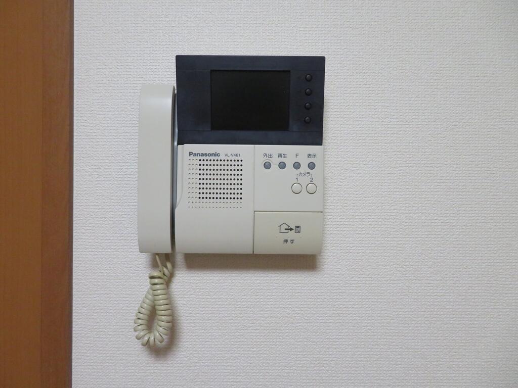 セキュリティ　来た人の顔がわかり安心です。