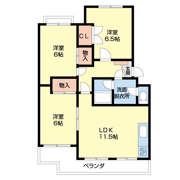 フォーシーズン和歌山Iの間取り