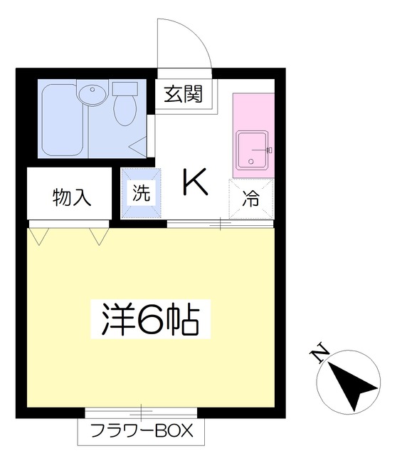 ユカハイツ宮前の間取り