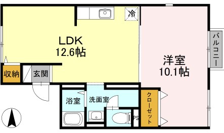京阪本線 枚方市駅 バス乗車時間：14分 最寄りバス停で下車 徒歩2分 2階建 築45年の間取り写真