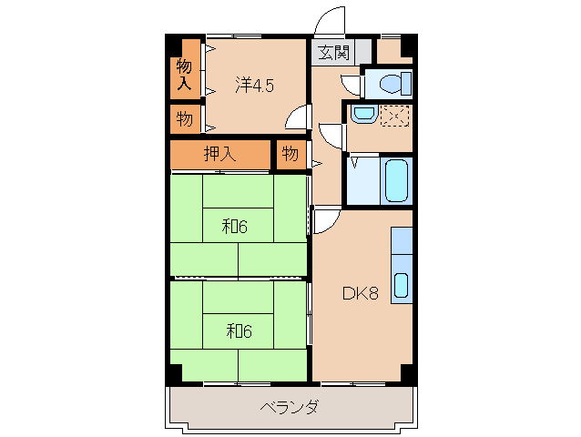 ブランシャトーの間取り