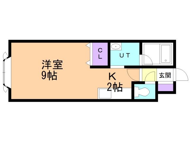 函館市杉並町のマンションの間取り