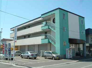 函館市白鳥町のマンションの建物外観